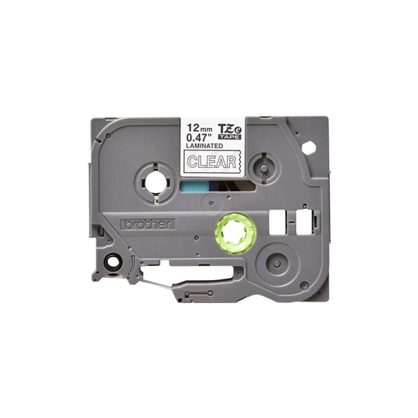 Brother cinta laminada blanco/transparente 12 mm