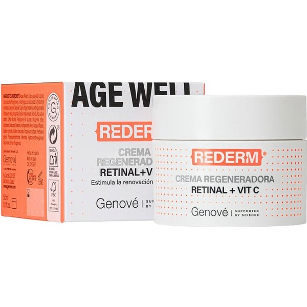 Genové Rederm Crema Regeneradora Retinal + Vitamina C 50ml